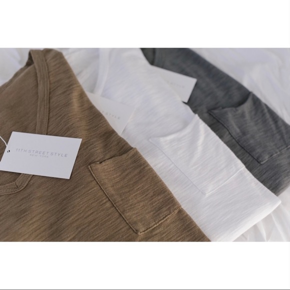 11thstreet | My Favorite T Shirt Khaki Olive Green - Picture 4 of 11